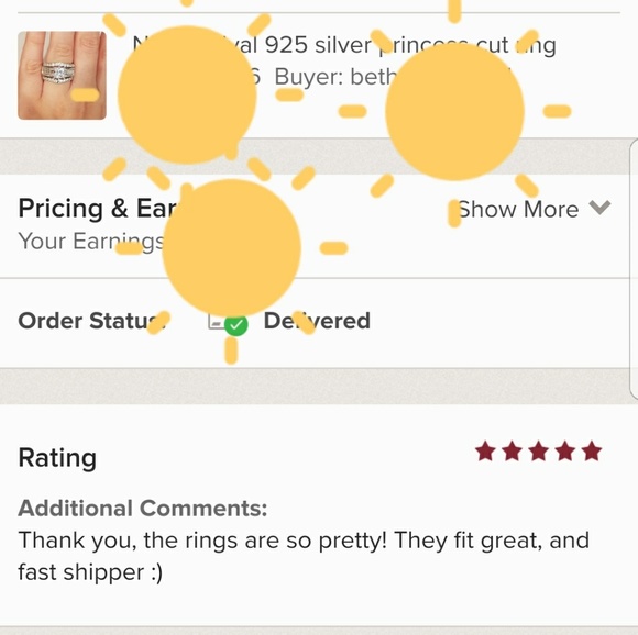 5🌟rated 925 sterling silver STAMPED ring - Picture 8 of 16